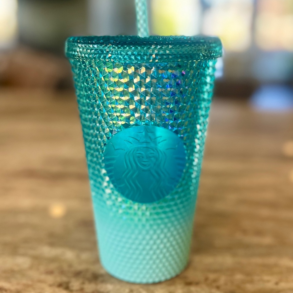 Starbucks cup with lid & straw 16 oz